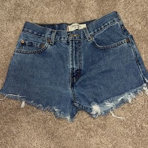 Adorable Levi jean shorts!